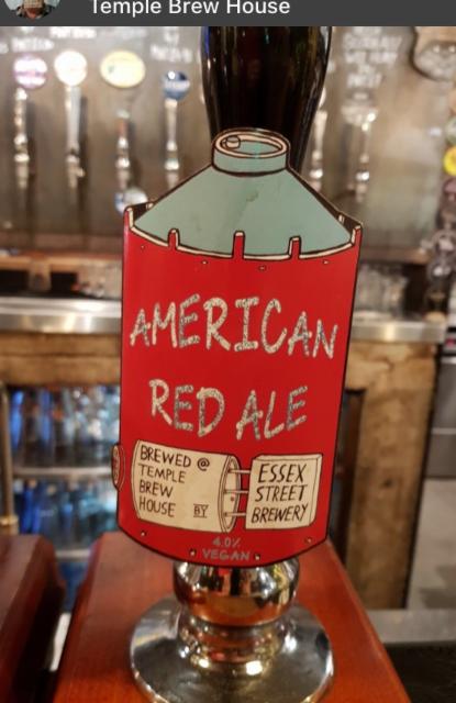 American Red Ale 4.0%, Temple Brew House (Essex Street Brewery), England