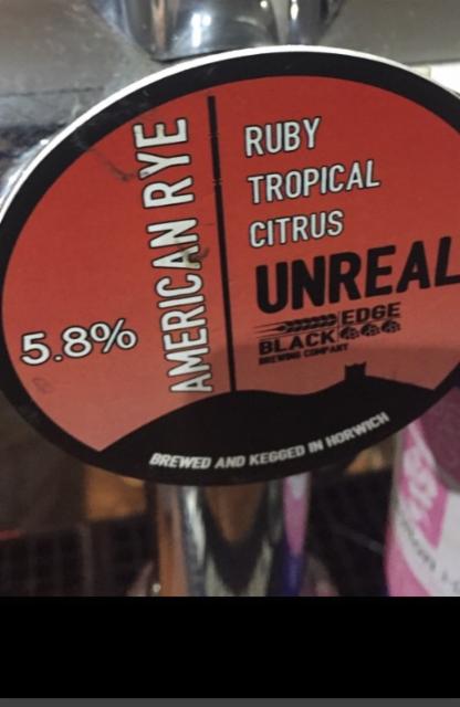 American Rye 5.8%, Blackedge Brewing Company, England