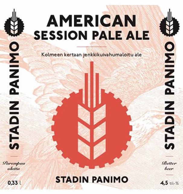 American Session Pale Ale 4.5%, Stadin Panimo, Finland