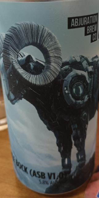 American Style Bock (asb V1.0) 5.8%, Abjuration Brewery, United States
