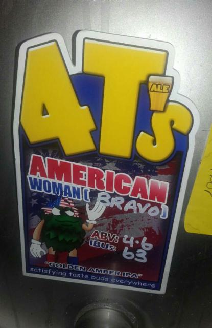 American Woman Bravo 4.6%, 4T's Brewery, England