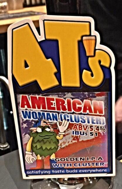 American Woman Cluster 5.4%, 4T's Brewery, England