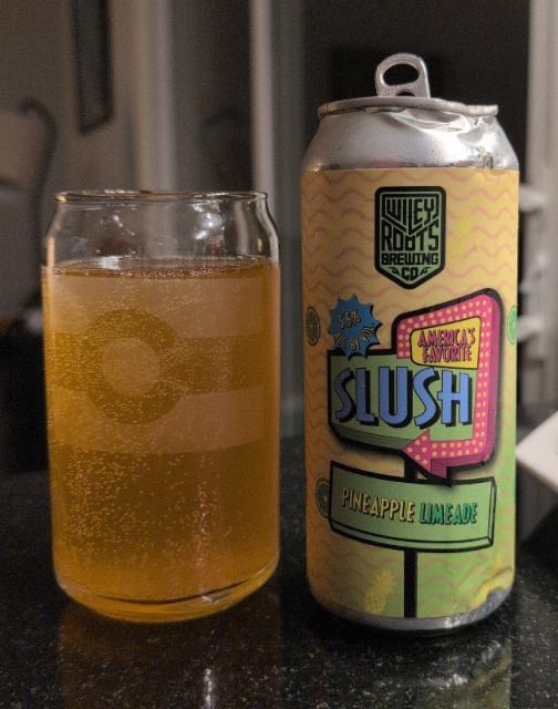 America's Favorite Slush Pinnapple Limeade, Wiley Roots Brewing Company