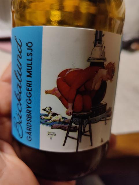Amerikans ipa 3.5%, Bäckalunds gårdsbryggeri Mullsjö, Sweden