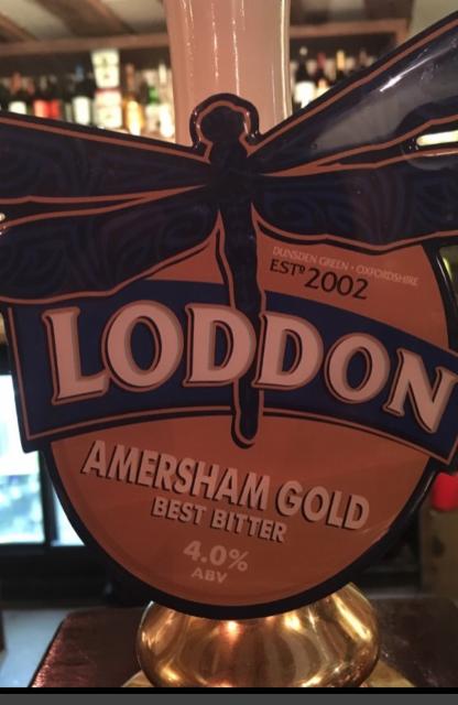 Amersham Gold 4.0%, Loddon Brewery, England