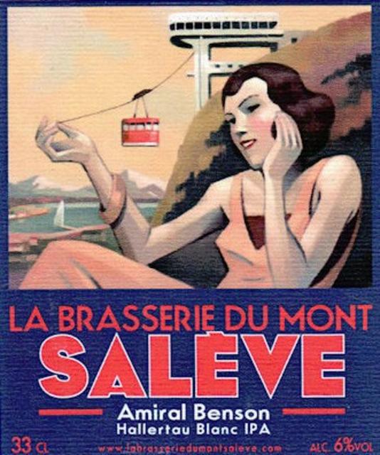 Amiral Benson IPA Hallertau Blanc 6.0%, Brasserie Du Mont Salève, France