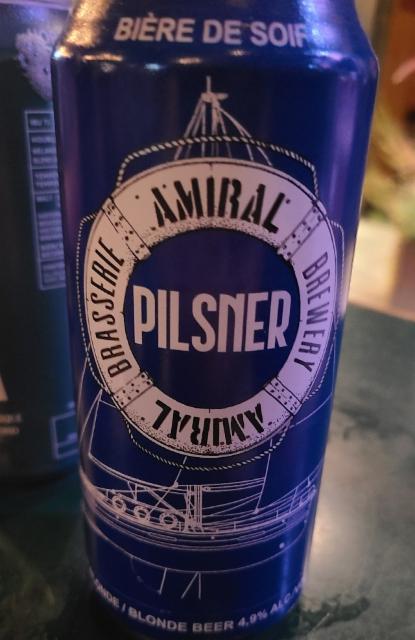 Amiral Pilsner 4.9%, Brasserie Amiral, Canada