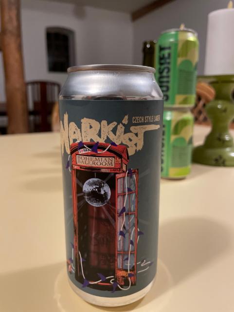 Anarkist czech style lager 4.7%, Theodor Schiøtz Brewing Company, Denmark
