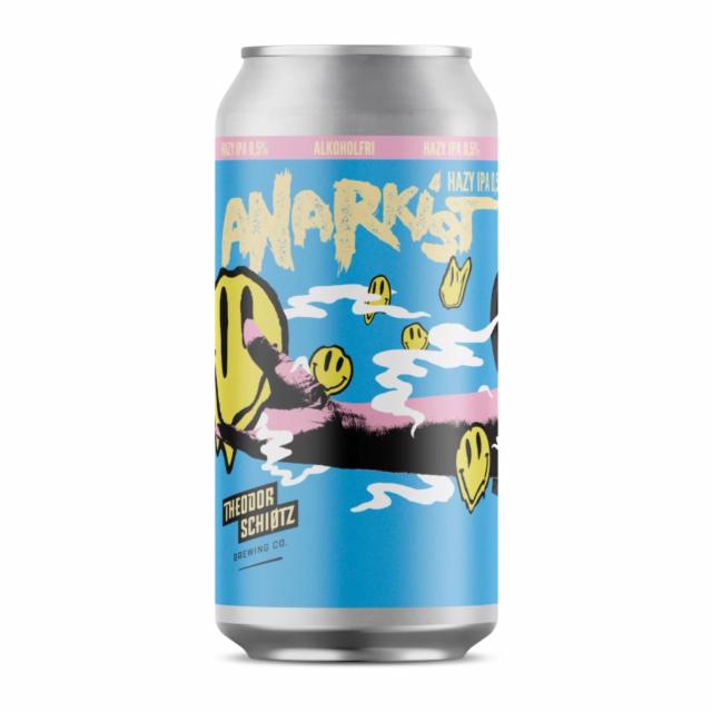 Anarkist Hazy IPA 0,5%, Theodor Schiøtz Brewing Company