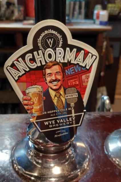 Anchorman 3.4%, Wye Valley Brewery Limited, England