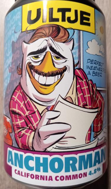 Anchorman 4.8%, Uiltje Brewing Co, Netherlands