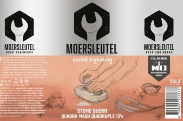 Ancient Engineering: Stone Quern 12.0%, Brouwerij De Moersleutel, Netherlands