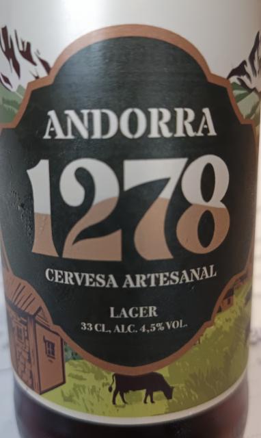 andorra 1278 4.5%, AND & Garadel Food Beverages Industris, Andorra