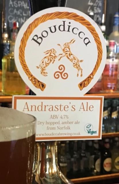 Andraste's Ale 4.7%, Boudicca Brewing Co, England