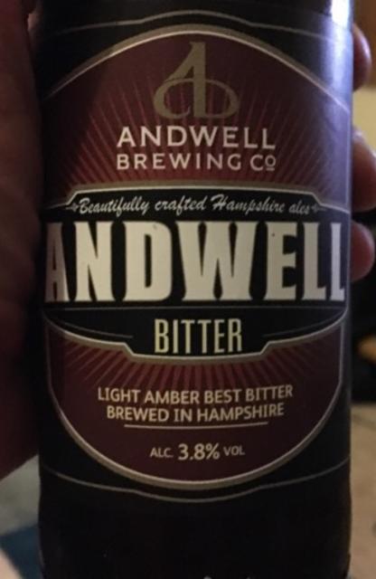 Andwell Bitter 3.8%, Andwell Brewing Company, England