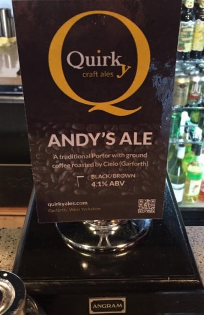 Andy's Ale 4.1%, Quirky Ales Limited, England