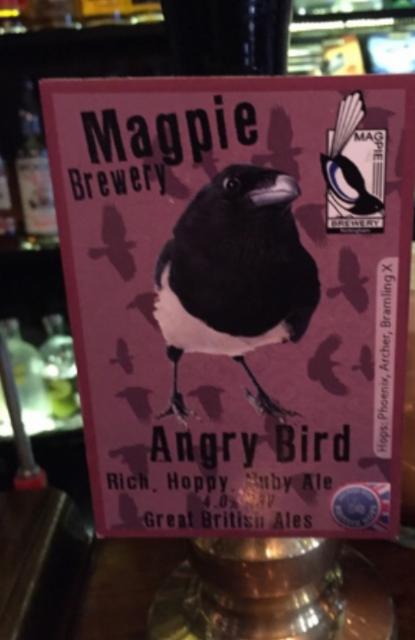 Angry Bird 4.0%, Magpie Brewery, England