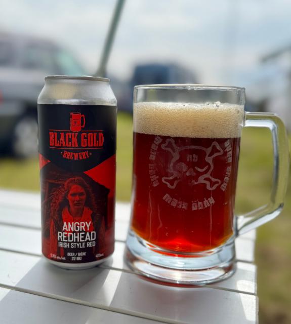 Angry Redhead 5.3%, Black Gold Brewery, Canada