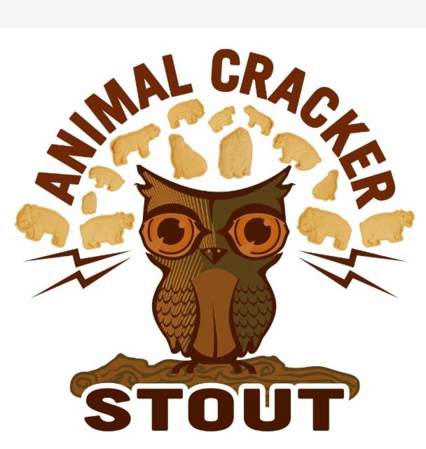 Animal Cracker Stout 5.2%, Casual Animal Brewing Company, United States