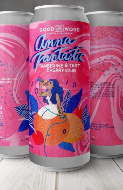 Anna Fantastic 4.0%, Good Word Brewing & Public House, United States