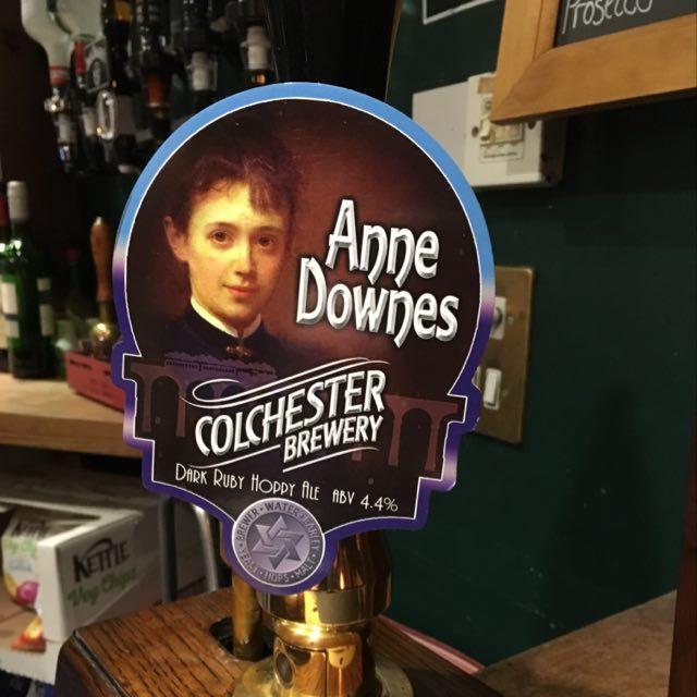 Anne Downes 4.4%, Colchester Brewery, England