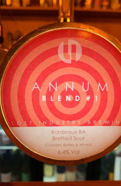 Annum : Blend #1 6.4%, Lost Industry Brewing, England
