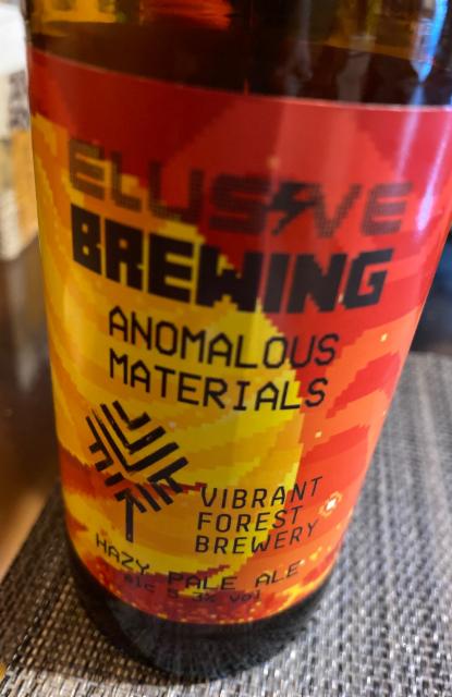 Anomalous materials 5.3%, Elusive Brewing, England