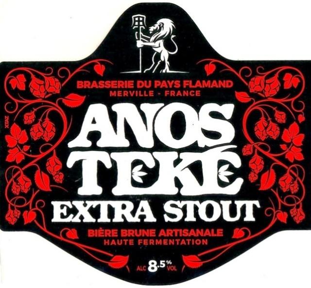 Anosteké Extra Stout 8.5%, Brasserie Du Pays Flamand, France