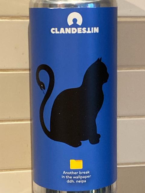 ANOTHER BREAK IN THE WALLPAPER 6.7%, Clandestin Beer, Romania
