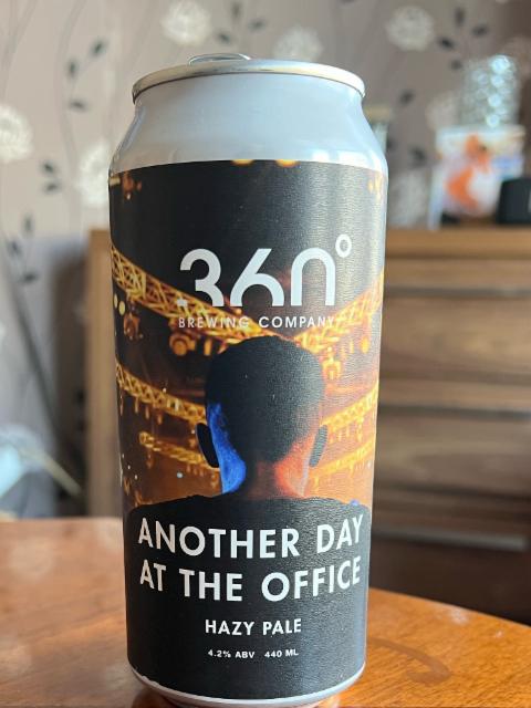 Another Day At The Office 4.2%, 360° Brewing Company, England
