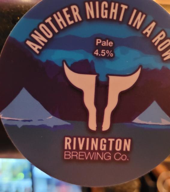 Another Night in a Row 4.5%, Rivington Brewing Co., England