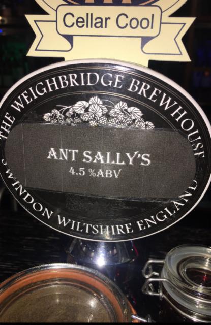 Ant' Sally's 4.5%, The Weighbridge Brewhouse, England