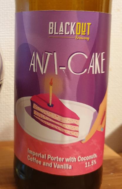 Anti-Cake 11.5%, Blackout Brewing, Romania
