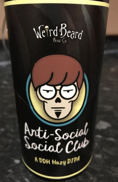 Anti-social social club 7.3%, Weird Beard Brew Co., England