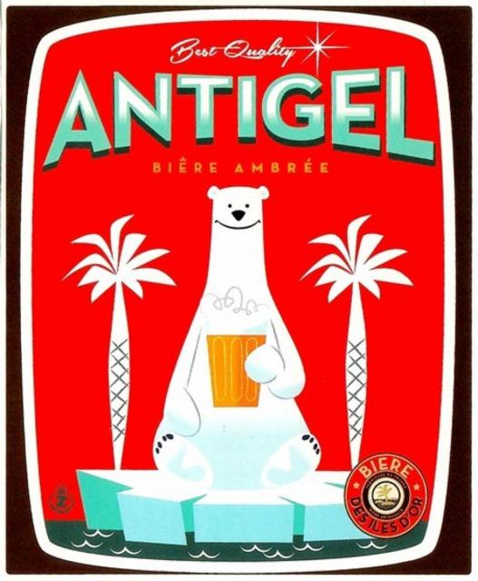 Antigel Ambrée 6.5%, La Bière Des Îles D'Or, France