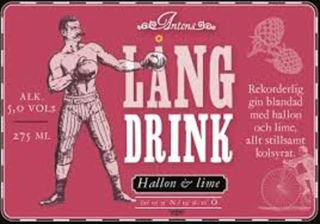 Antons Lång Drink Hallon & Lime 5.0%, Amalias Limonadfabrik, Finland