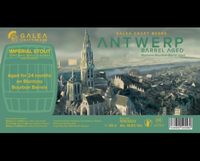 Antwerp Barred Aged Blantons Bourbon Barrel Aged, Galea Craft Beers