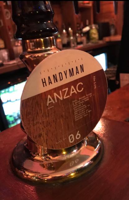 Anzac 06 5.0%, Handyman Brewery, England