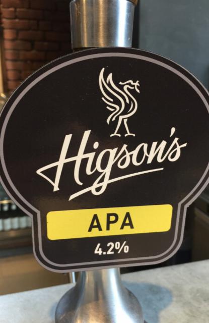 Higson APA 4.2%, Higson's Brewery, England