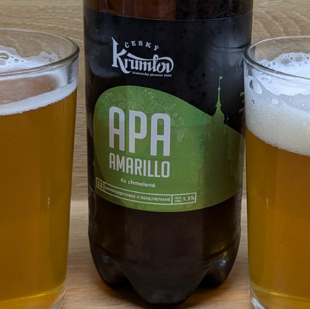 APA Amarillo 5.3%, Historický Pivovar Český Krumlov, Czech Republic