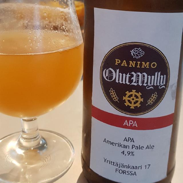 APA American Pale Ale 4.9%, Mylläri – Panimo OlutMylly, Finland