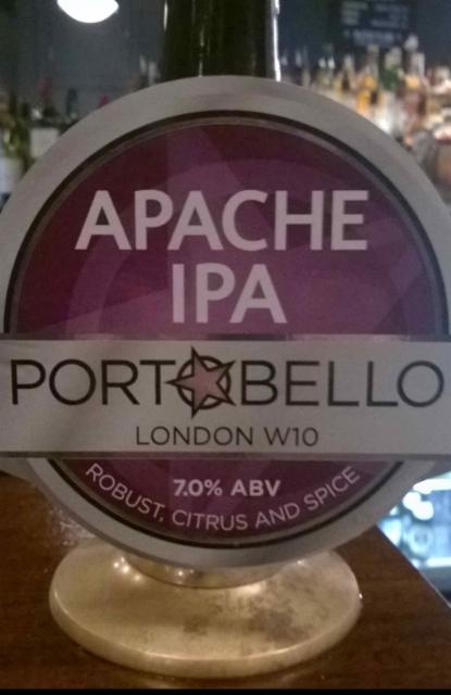 Apache IPA 7.0%, Portobello Brewing, England
