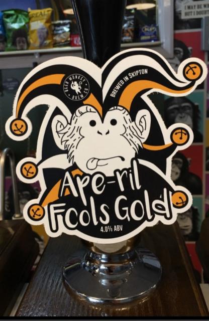 Ape-ril Fools Gold 4.0%, Beer Monkey Brew Co, England