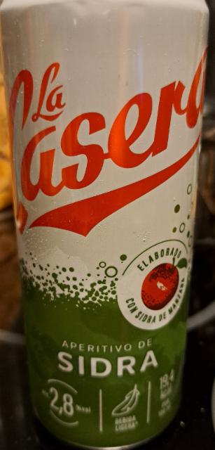 Aperitivo de Sidra 2.8%, La Casera, Spain