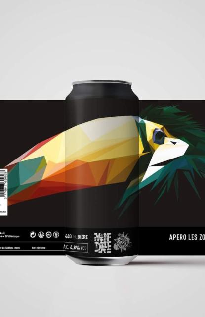 Apéro Les Zoo Zoo 4.8%, Brasserie Vendale, France