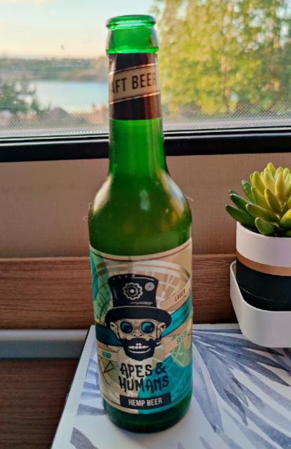 apes&humans hemp beer 5.3%, Kauen Craft, Lithuania