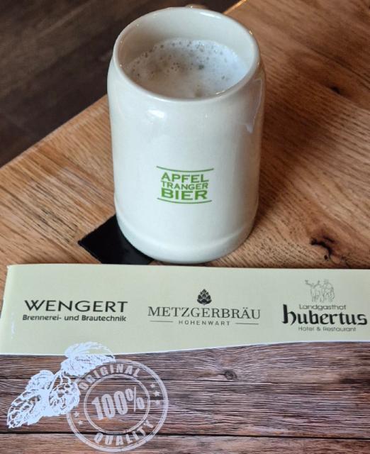 apfeltranger bier hell 5.3%, Landgasthof Hubertus, Germany
