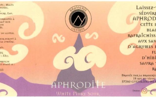 Aphrodite White Pinky Sour 5.0%, Brasserie Olympe [Closed], France