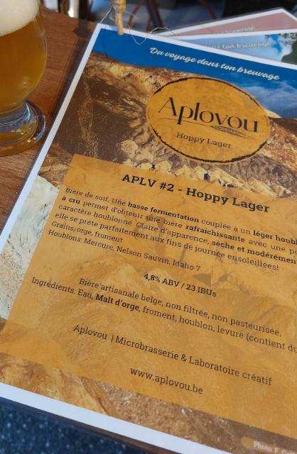 Aplv #2 Hoppy Lager, Aplovou