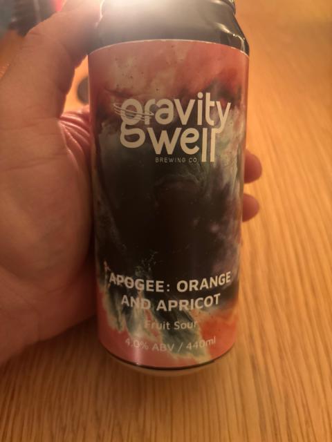 Apogee: orange and apricot, Gravity Well Brewing Co.